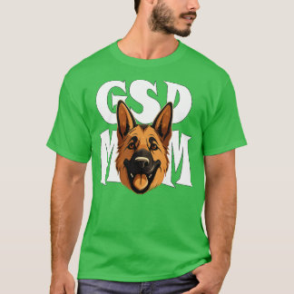 German Shepherd GSD Mom Cute Dog Mothers Day Women T-Shirt