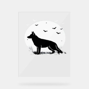 German Shepherd Halloween Costume  My German Sheph Acrylic Sign