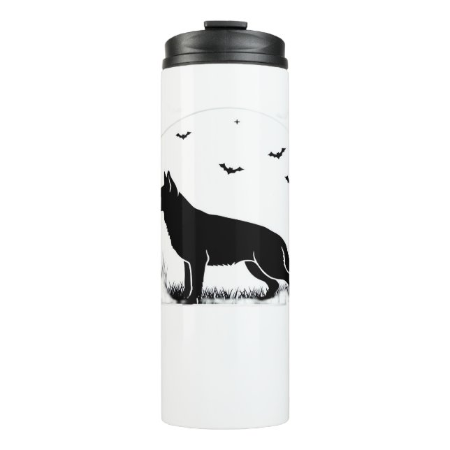 German Shepherd Halloween Costume  My German Sheph Thermal Tumbler (Front)