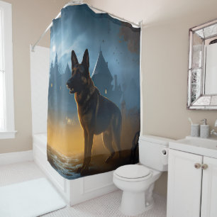 German Shepherd Halloween Scary
