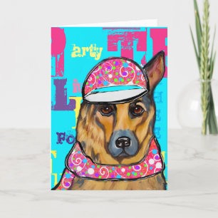 German Shepherd        Holiday Card