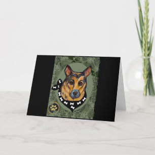 GERMAN SHEPHERD HOLIDAY CARD