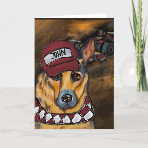 German Shepherd Holiday Card