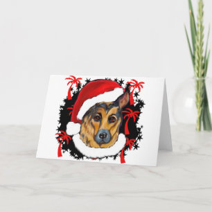 GERMAN SHEPHERD HOLIDAY CARD