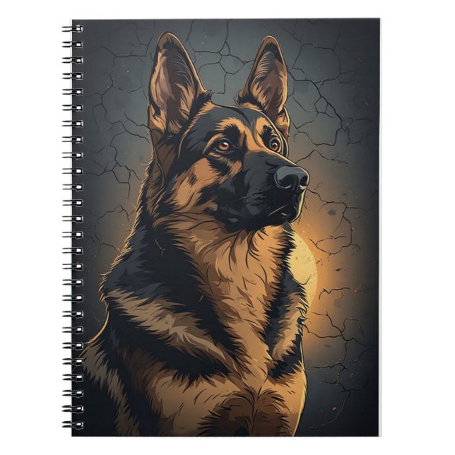 🦴 German Shepherd Home Decor For Dog Fans 🦴 Notebook (Front)