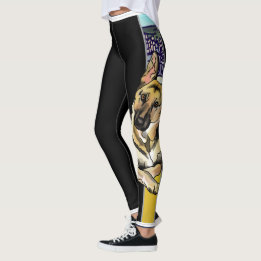 German Shepherd, Honolulu Hawaii (Add Pet Name) Leggings