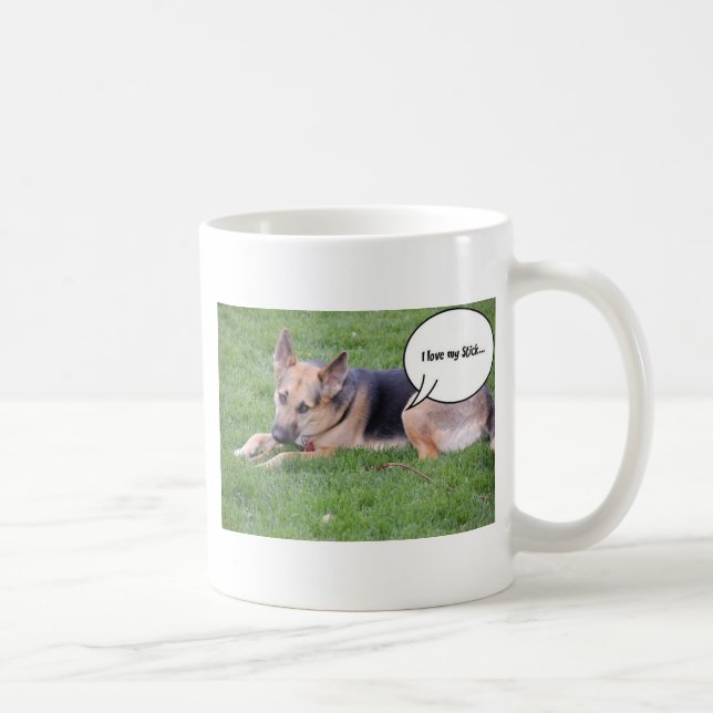 German Shepherd Humour Coffee Mug (Right)