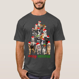 German Shepherd Husky Corgi Bulldog Dachshund Merr T-Shirt