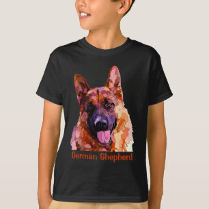 German Shepherd in Bright Colours T-Shirt
