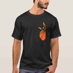 German Shepherd In Pocket Pup Puppy Pet Dog   Dog  T-Shirt