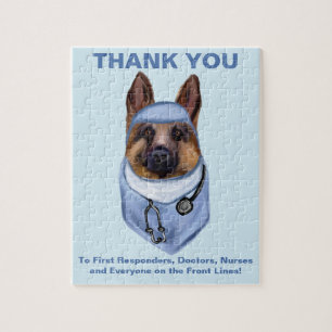 GERMAN SHEPHERD JIGSAW PUZZLE