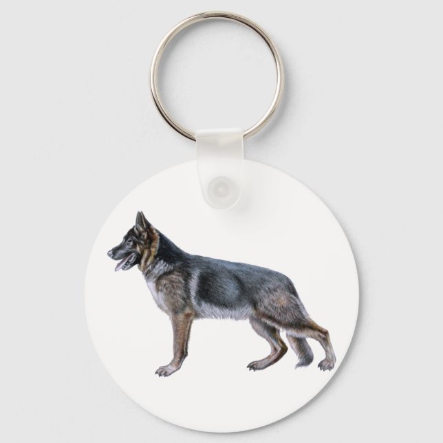 German Shepherd keychain (Front)