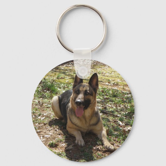 German Shepherd Keychain (Front)