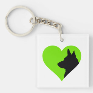 German Shepherd Keychain