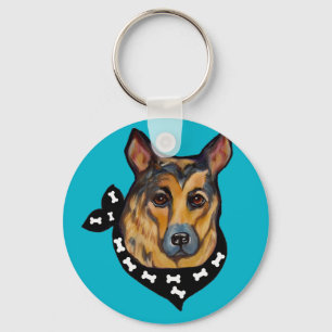 GERMAN SHEPHERD KEYCHAIN