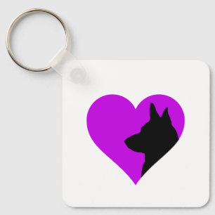 German Shepherd Keychain