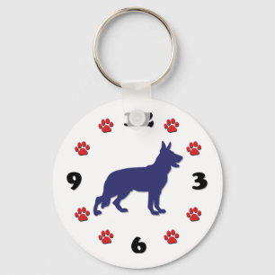 German Shepherd Keychain
