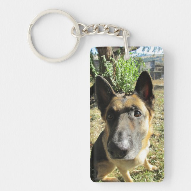 German Shepherd Keychain (Front)