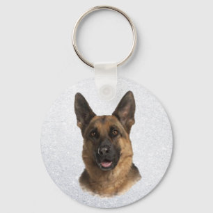 German Shepherd Keychain