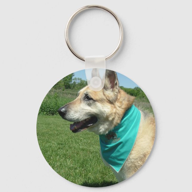 German Shepherd Keychain (Front)