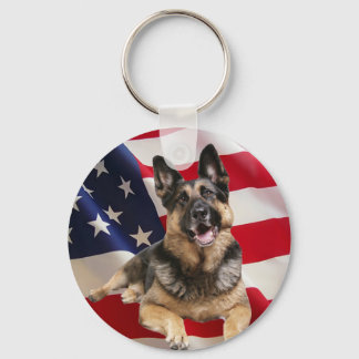 German Shepherd Keychain