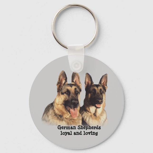 German Shepherd Keychain (Front)
