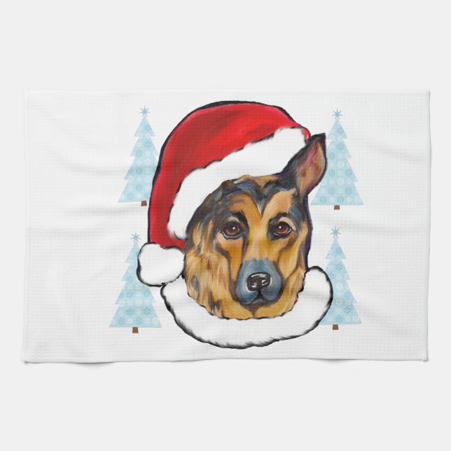 GERMAN SHEPHERD KITCHEN TOWEL (Horizontal)