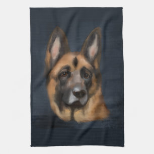 GERMAN SHEPHERD     KITCHEN TOWEL