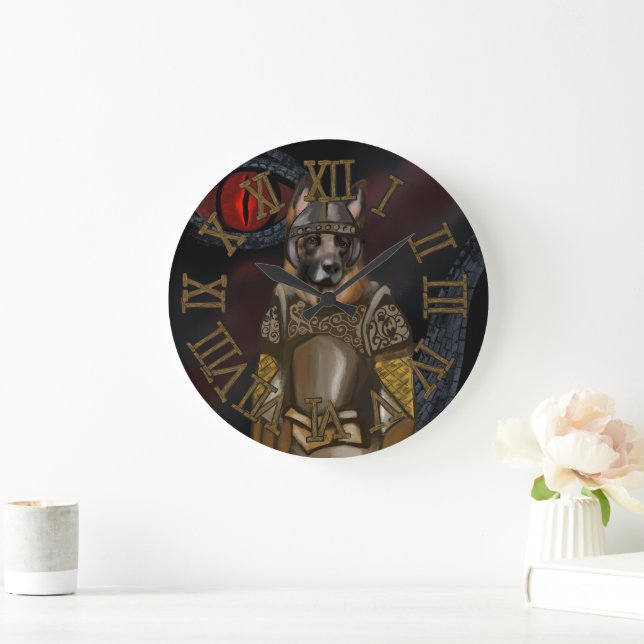 German Shepherd           Large Clock (Home)