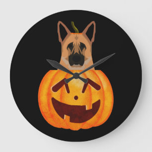 German Shepherd         Large Clock