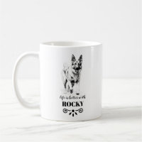 German Shepherd Life better with Custom Dog Name
