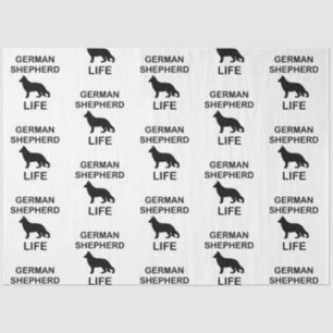 german shepherd life tissue paper
