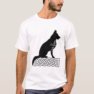 German Shepherd Loki Sailor’s Knot Black T-Shirt