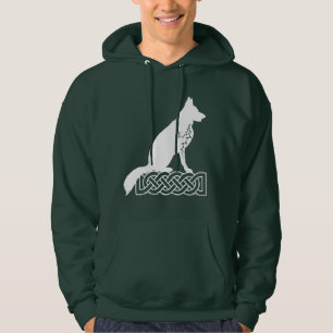 German Shepherd Loki Sailor’s Knot White Hoodie