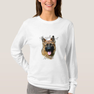 German Shepherd (longhair) Mom 2 T-Shirt
