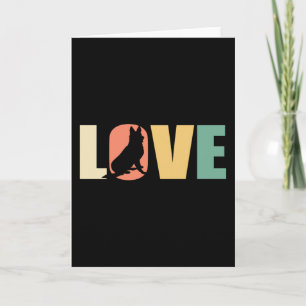 German shepherd Love Card