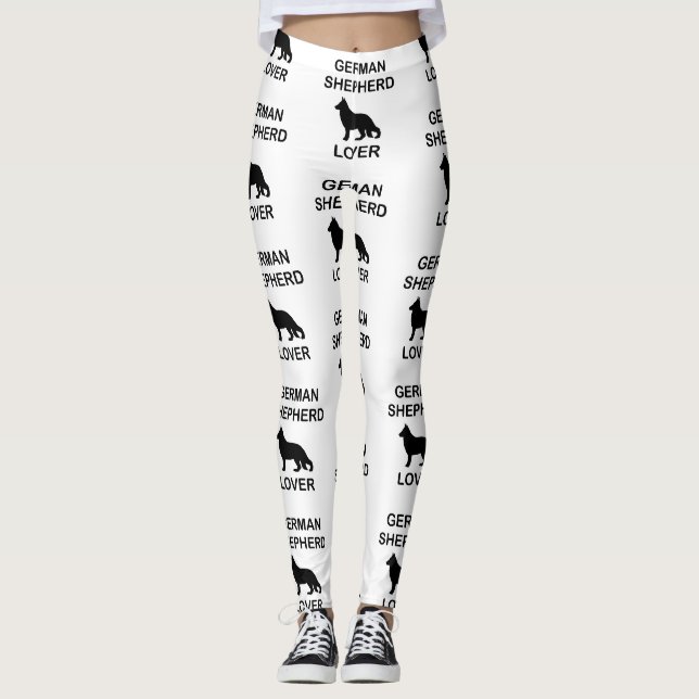 german shepherd lover leggings (Front)
