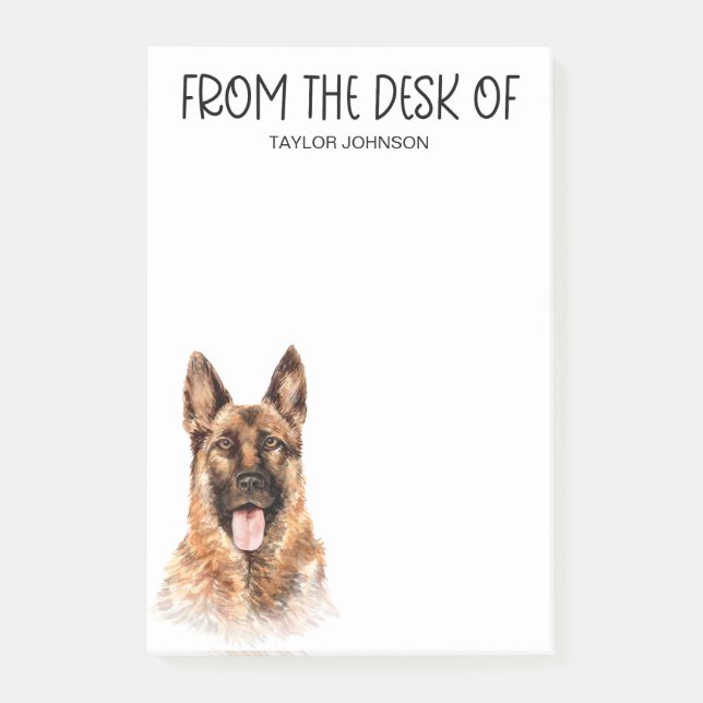 German Shepherd Lover Post-it Notes (Front)
