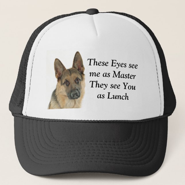 German Shepherd Lover's Delight Trucker Hat (Front)