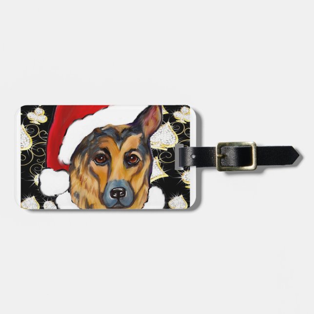 GERMAN SHEPHERD LUGGAGE TAG (Front Horizontal)