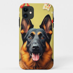 German Shepherd Majestic Canine Guardian Elegance  iPhone 11 Case