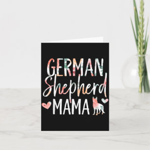 German Shepherd Mama Dog Lover For Mom Owner Card