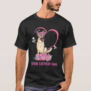 German Shepherd Mama Women Girls Mom Mama T-Shirt