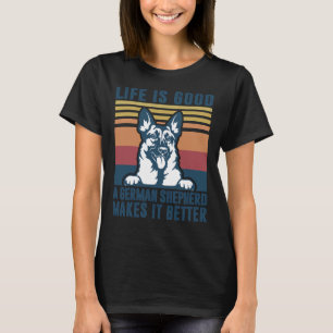German Shepherd Men Women Dog Dad Mom German Sheph T-Shirt