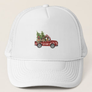 German Shepherd Merry Christmas Ideas Dog Cosplay Trucker Hat