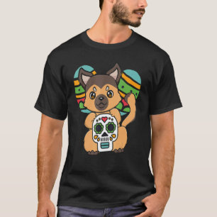 German Shepherd Mexican Fiesta Mexico Cinco De May T-Shirt