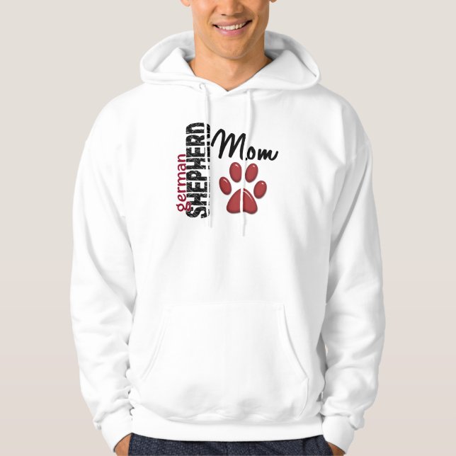 German Shepherd Mom 2 Hoodie (Front)