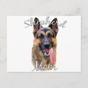 German Shepherd Mom 2 Postcard