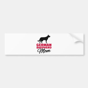 German shepherd Mom Bumper Sticker