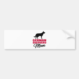 German shepherd Mom Bumper Sticker